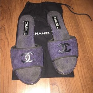 Authentic Chanel slides